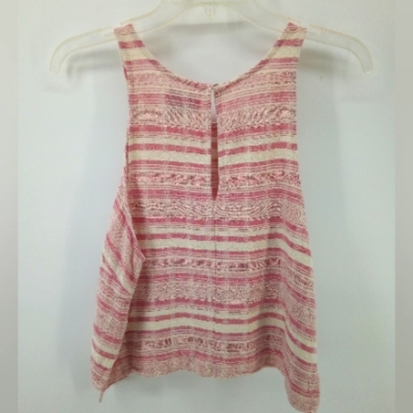 Anthropologie Saturday Sunday Aita Deep Pink Cream Embroidery L Cotton Blend - Picture 11 of 14